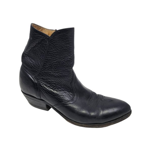 Boulet Other - Boulet Boots 1863 Western Dress Short Boot Men's Size 10.5 Black